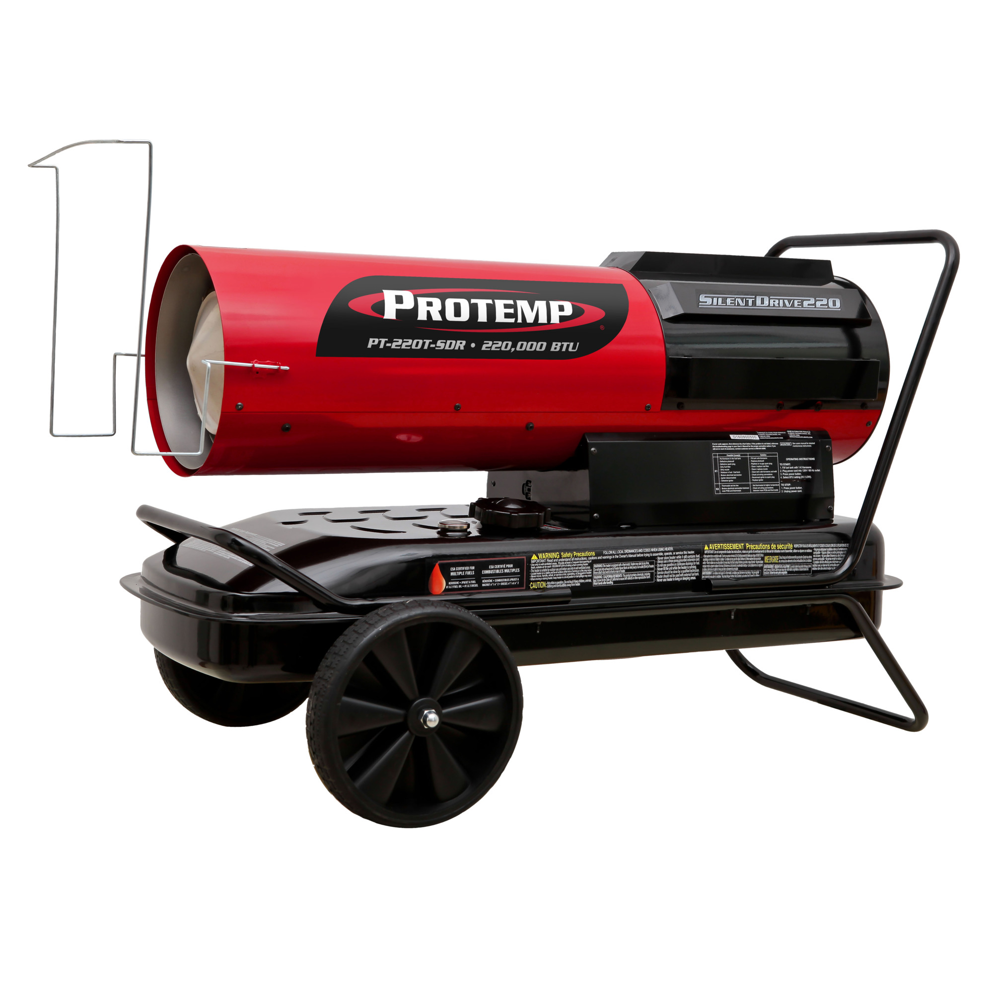 ProTemp 220K BTU Silent Drive, Kerosene, Model# PT-220T-SDR